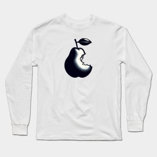 pear apple parody logo Long Sleeve T-Shirt